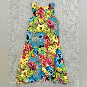 Sundress Womens Sz Small Yellow and Pink Sundress Mini